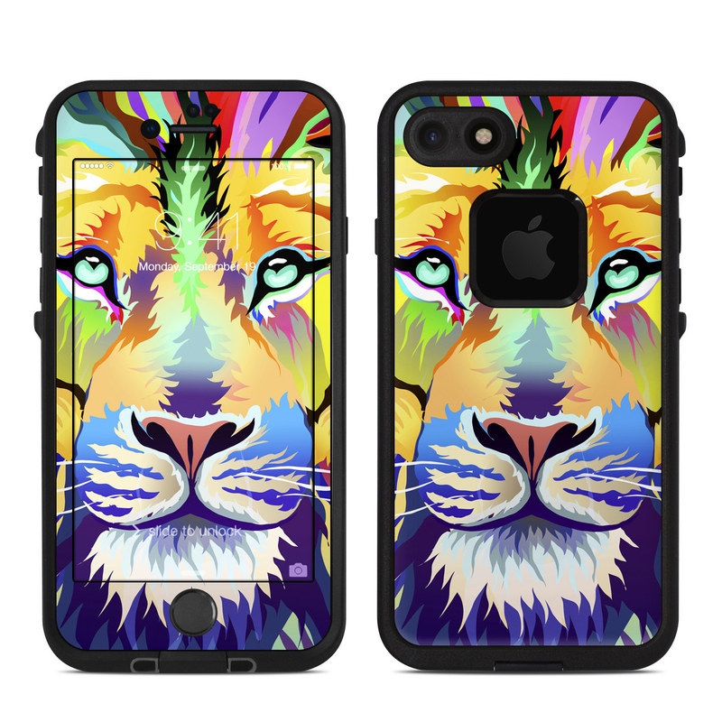 Lifeproof iPhone 7 Fre Case Skin - King of Technicolor (Image 1)