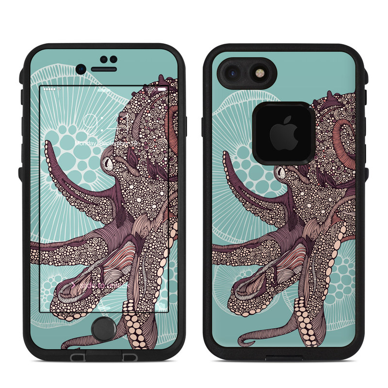 Lifeproof iPhone 7 Fre Case Skin - Octopus Bloom (Image 1)