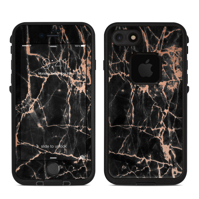 Lifeproof iPhone 7 Fre Case Skin - Rose Quartz Marble (Image 1)