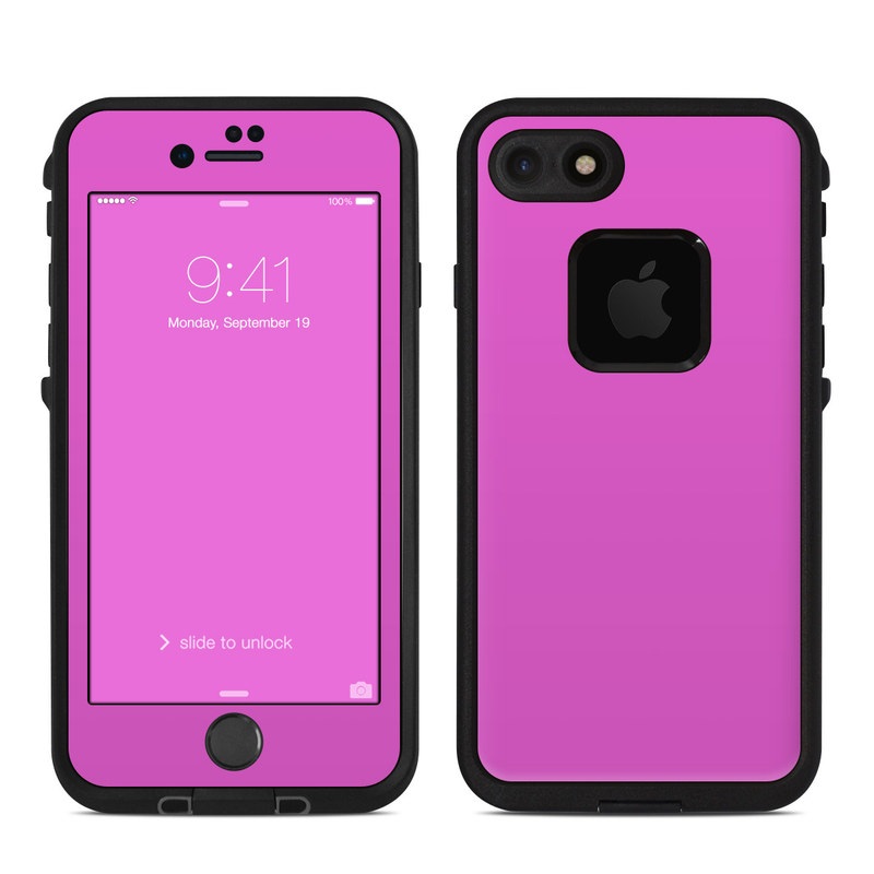 Lifeproof iPhone 7 Fre Case Skin - Solid State Vibrant Pink (Image 1)