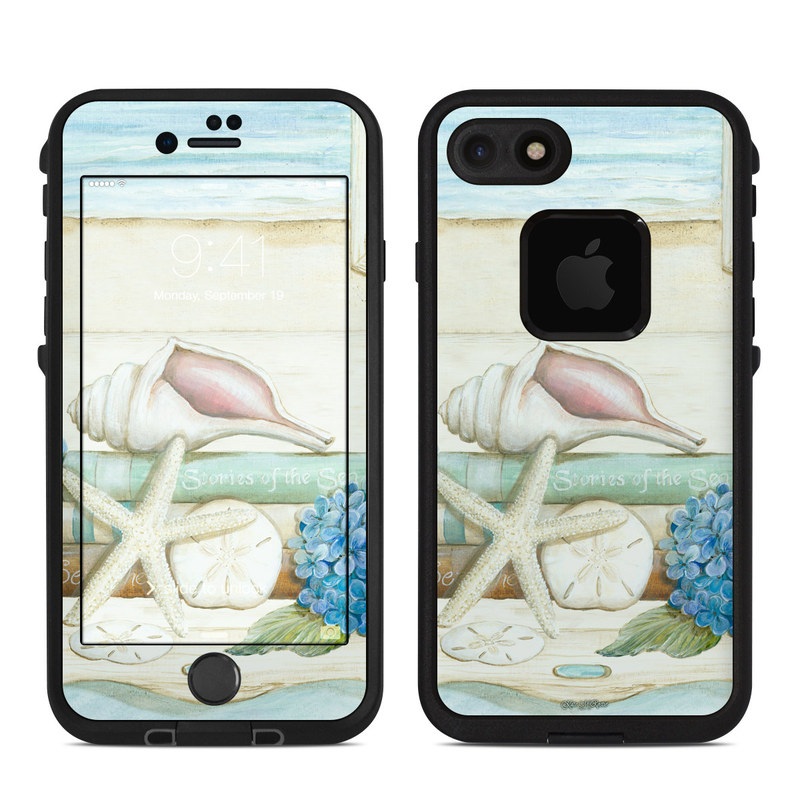 Lifeproof iPhone 7 Fre Case Skin - Stories of the Sea (Image 1)
