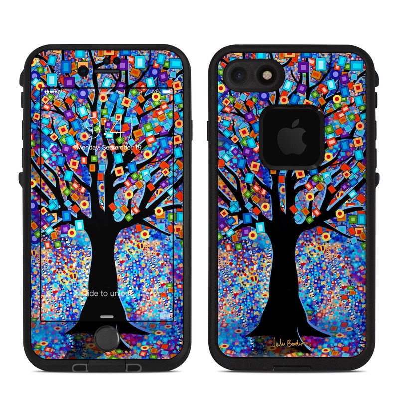 Lifeproof iPhone 7 Fre Case Skin - Tree Carnival (Image 1)