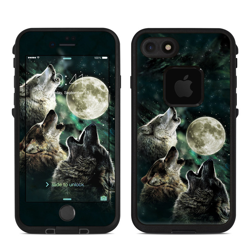 Lifeproof iPhone 7 Fre Case Skin - Three Wolf Moon (Image 1)