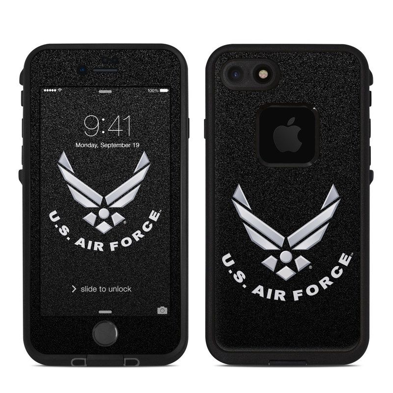 Lifeproof iPhone 7 Fre Case Skin - USAF Black (Image 1)