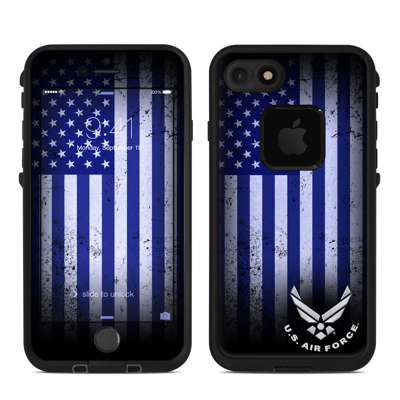 Lifeproof iPhone 7 Fre Case Skin - USAF Flag (Image 1)