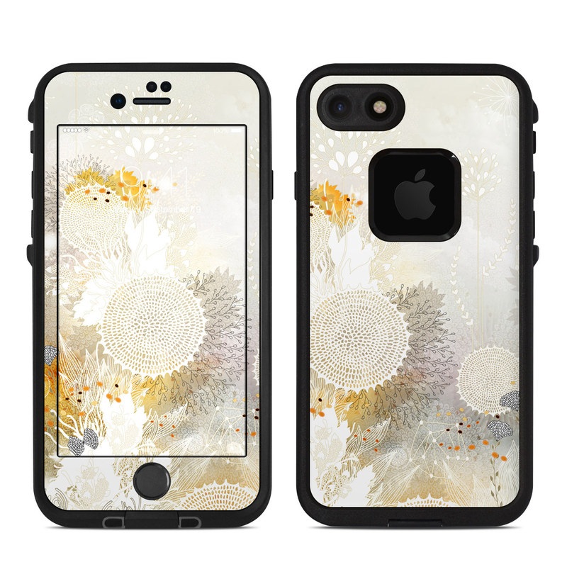 Lifeproof iPhone 7 Fre Case Skin - White Velvet (Image 1)
