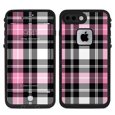 Lifeproof iPhone 7-8 Plus Fre Case Skin - Pink Plaid