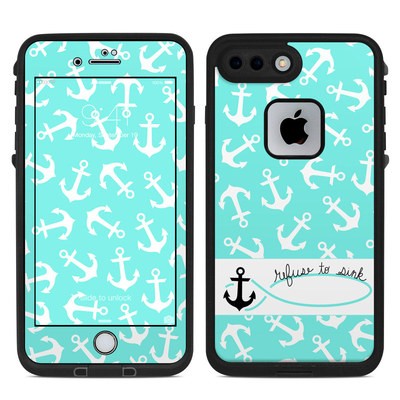 Lifeproof iPhone 7 Plus Fre Case Skin - Refuse to Sink