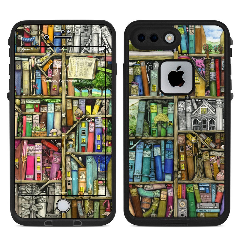 Lifeproof iPhone 7 Plus Fre Case Skin - Bookshelf (Image 1)
