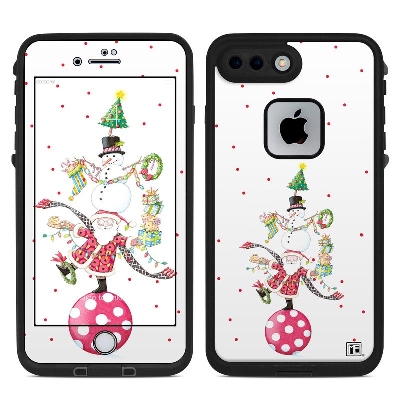 Lifeproof iPhone 7 Plus Fre Case Skin - Christmas Circus (Image 1)