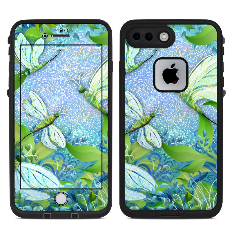 Lifeproof iPhone 7-8 Plus Fre Case Skin - Dragonfly Fantasy (Image 1)