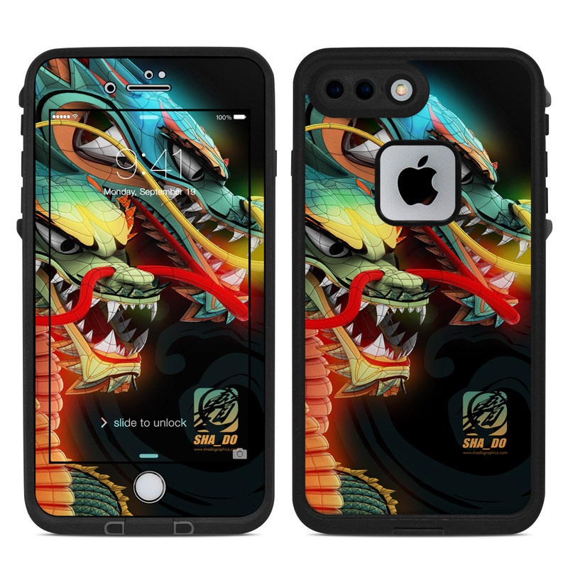Lifeproof iPhone 7 Plus Fre Case Skin - Dragons (Image 1)