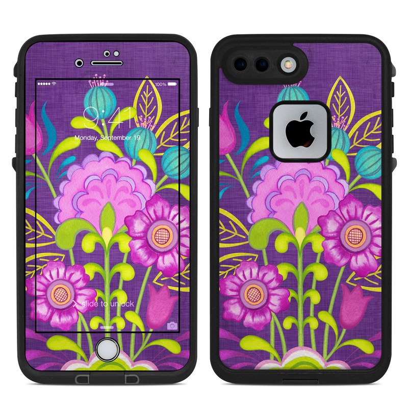 Lifeproof iPhone 7-8 Plus Fre Case Skin - Floral Bouquet (Image 1)