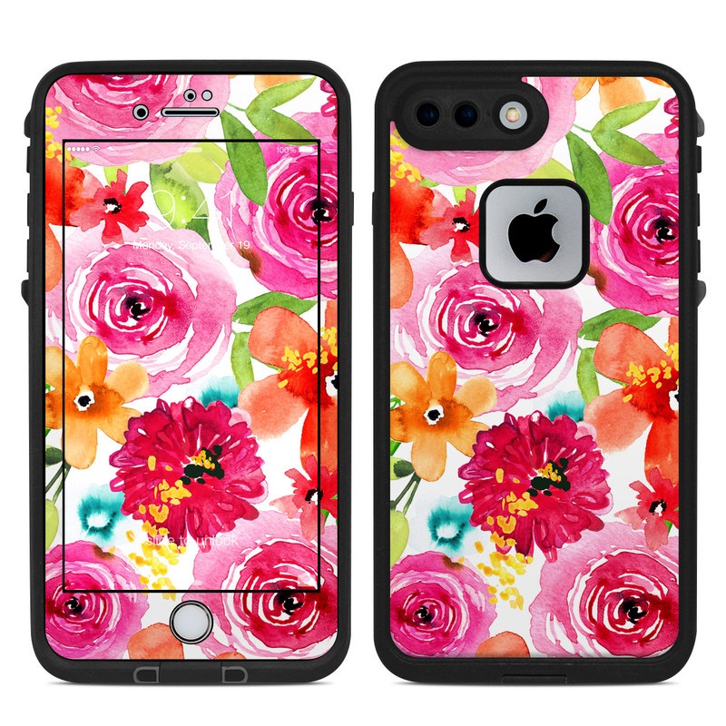 Lifeproof iPhone 7 Plus Fre Case Skin - Floral Pop (Image 1)