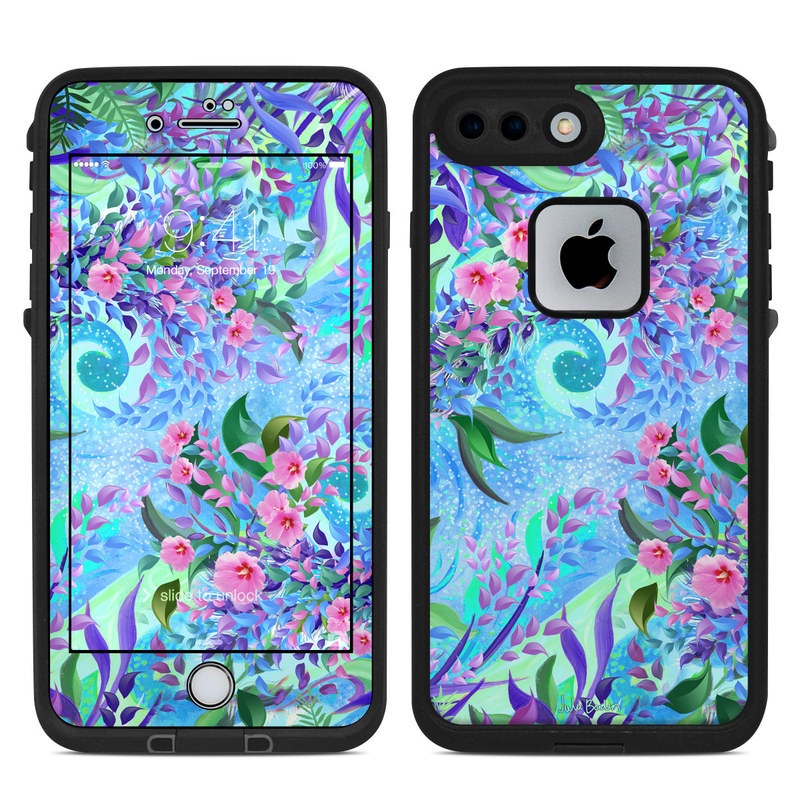 Lifeproof iPhone 7 Plus Fre Case Skin - Lavender Flowers (Image 1)
