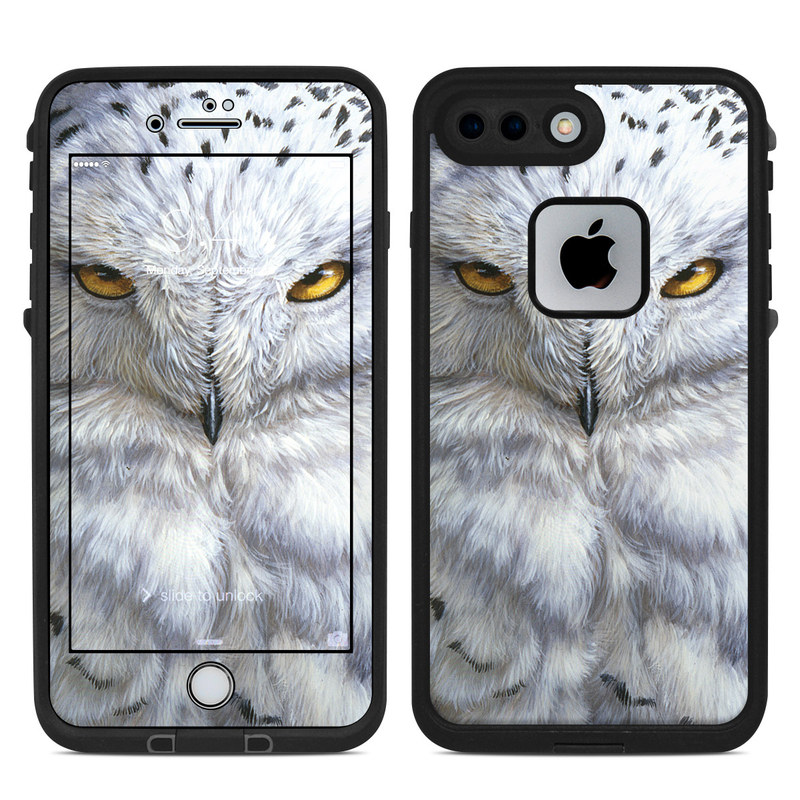 Lifeproof iPhone 7 Plus Fre Case Skin - Snowy Owl (Image 1)