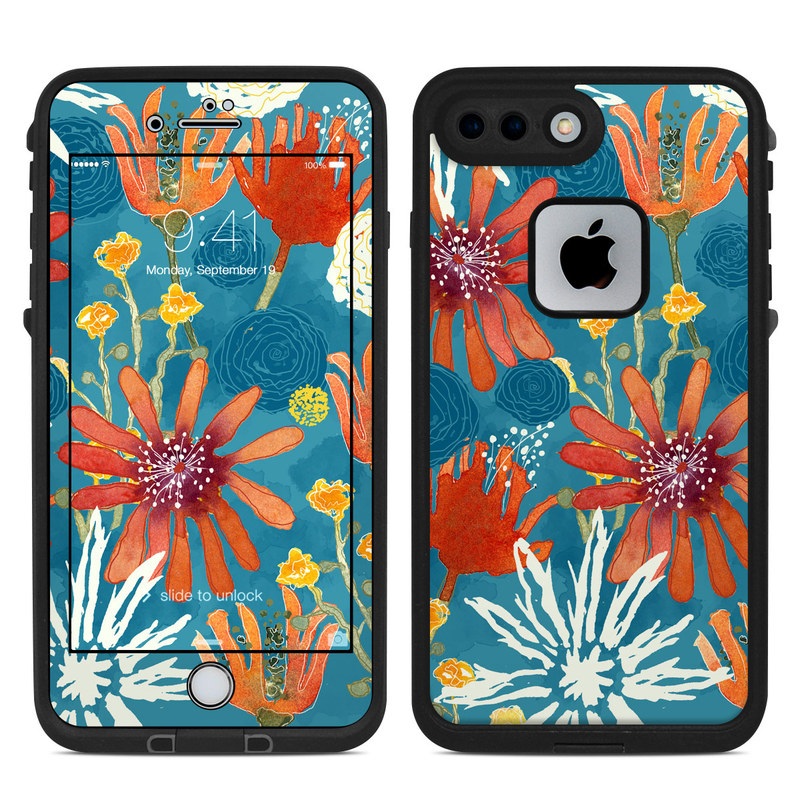 Lifeproof iPhone 7-8 Plus Fre Case Skin - Sunbaked Blooms (Image 1)