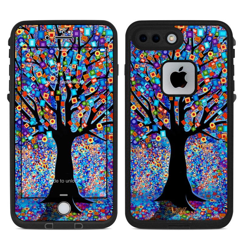 Lifeproof iPhone 7-8 Plus Fre Case Skin - Tree Carnival (Image 1)