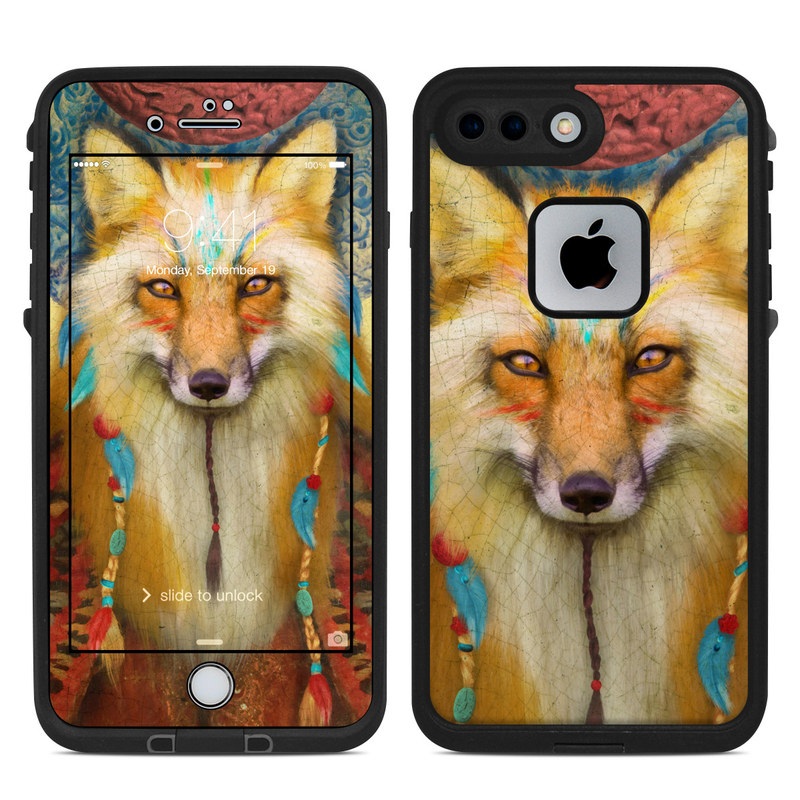 Lifeproof iPhone 7-8 Plus Fre Case Skin - Wise Fox (Image 1)