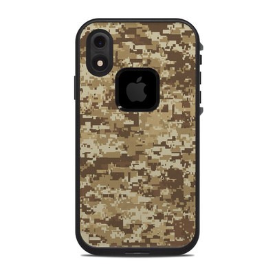 Lifeproof iPhone XR Fre Case Skin - Coyote Camo