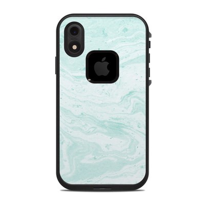 Lifeproof iPhone XR Fre Case Skin - Winter Green Marble