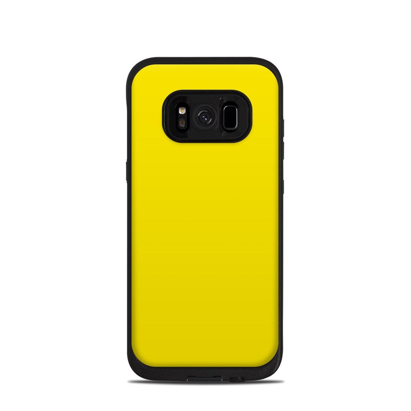 Lifeproof Galaxy S8 Fre Case Skin - Solid State Yellow (Image 1)