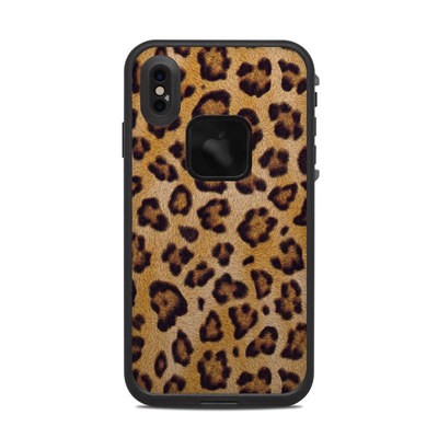 Lifeproof iPhone XS Max Fre Case Skin - Leopard Spots