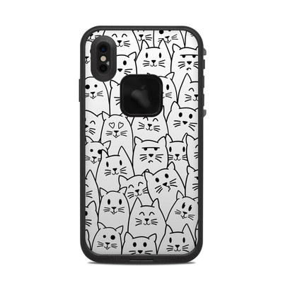 Lifeproof iPhone XS Max Fre Case Skin - Moody Cats