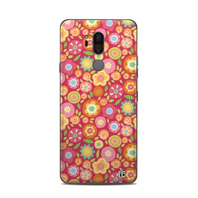 LG G7 ThinQ Skin - Flowers Squished