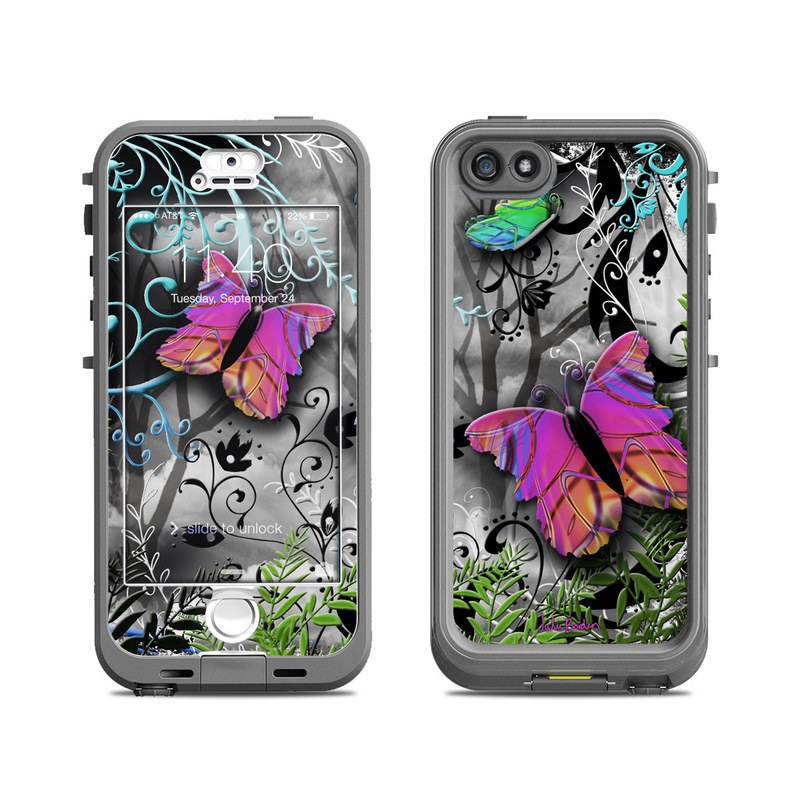 Lifeproof iPhone 5S Nuud Case Skin - Goth Forest (Image 1)