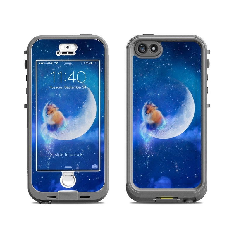 Lifeproof iPhone 5S Nuud Case Skin - Moon Fox (Image 1)