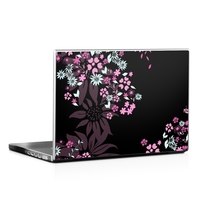 Laptop Skin - Dark Flowers (Image 1)