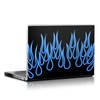 Laptop Skin - Blue Neon Flames