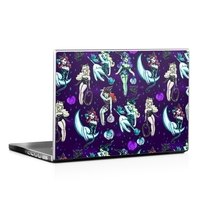 Laptop Skin - Witches and Black Cats (Image 1)