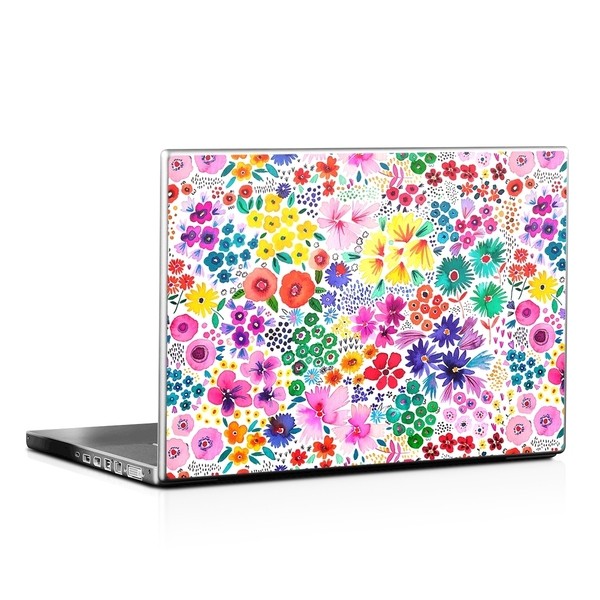 Laptop Skin - Artful Little Flowers