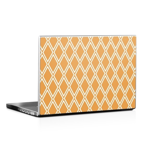 Laptop Skin - Orange Checks