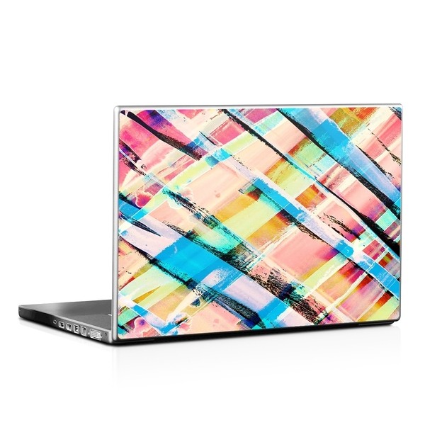 Laptop Skin - Check Stripe