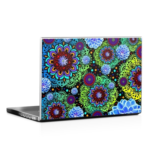 Laptop Skin - Funky Floratopia