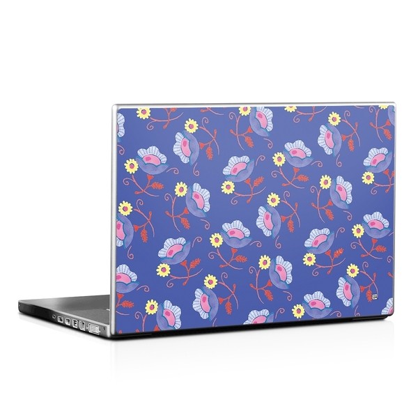 Laptop Skin - Purple Flowers