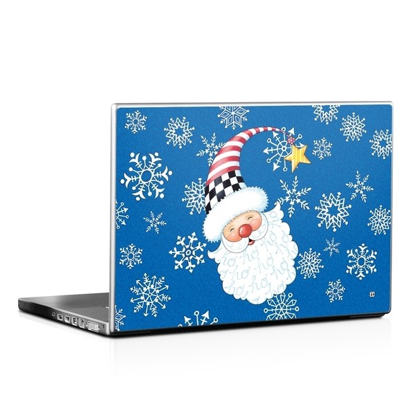 Laptop Skin - Santa Snowflake