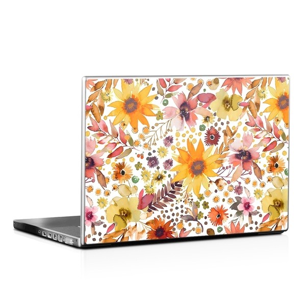 Laptop Skin - Summer Watercolor Sunflowers