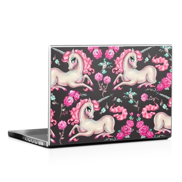 Laptop Skin - Unicorns and Roses