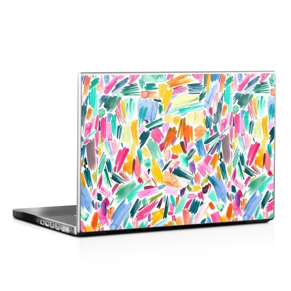Laptop Skin - Watercolor Colorful Brushstrokes