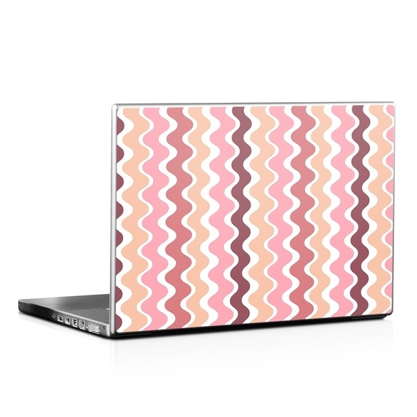 Laptop Skin - Pink Waves