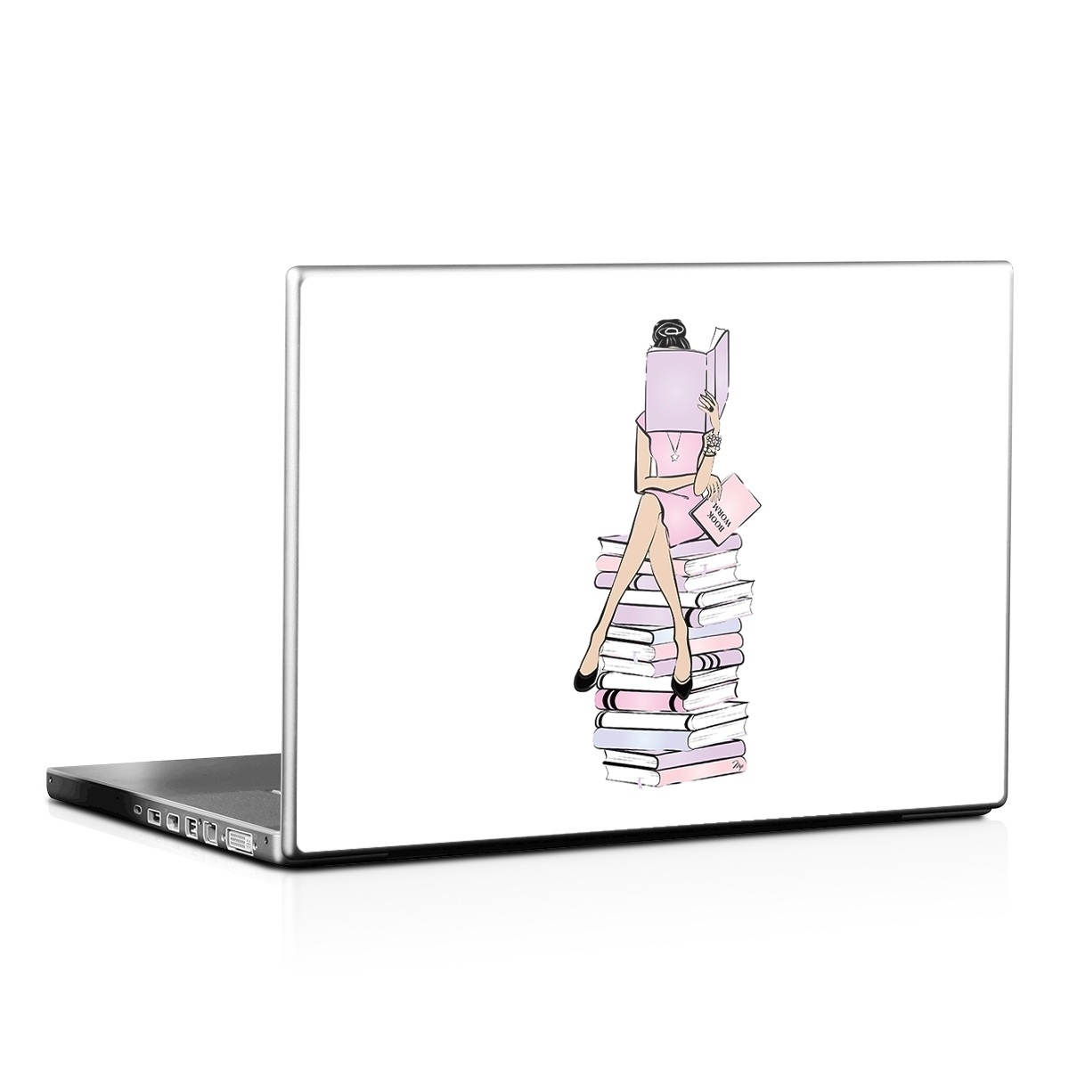 Laptop Skin - Bookworm (Image 1)