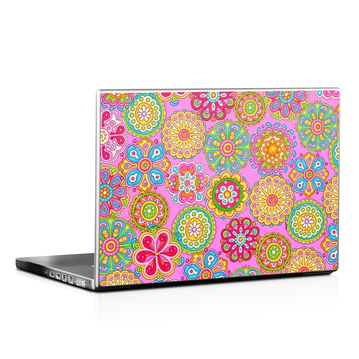 Laptop Skin - Bright Flowers (Image 1)