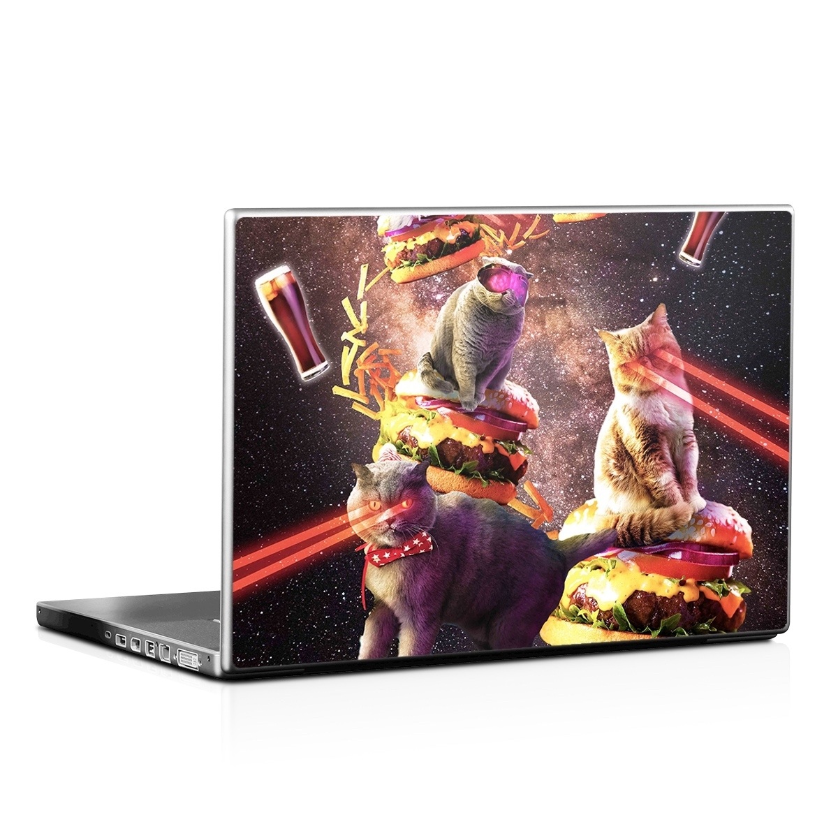 Laptop Skin - Burger Cats (Image 1)