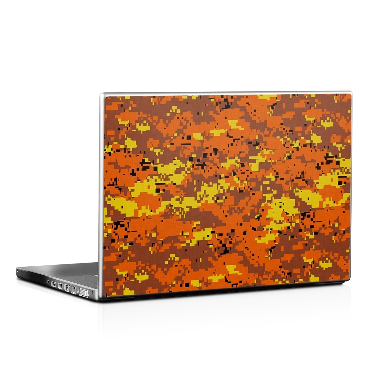 Laptop Skin - Digital Orange Camo (Image 1)