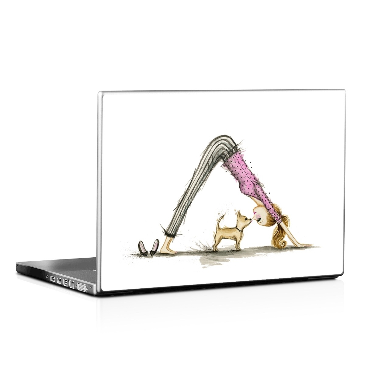 Laptop Skin - Downward Dog (Image 1)