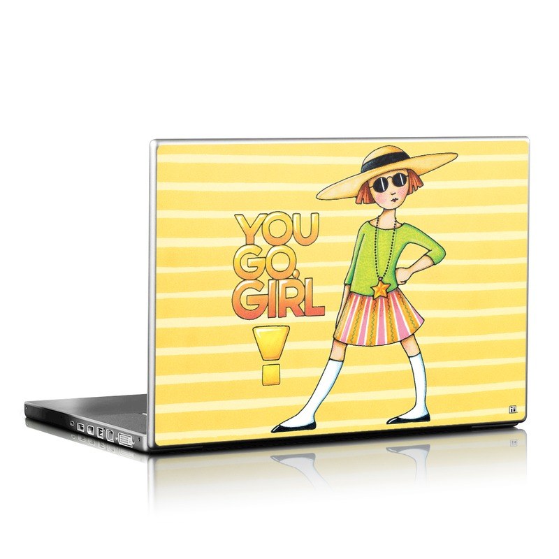 Laptop Skin - You Go Girl (Image 1)